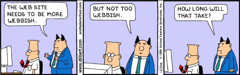 Website Redesign - The Complete Guide To Redesigning Your Website 289 Dilbert Website Redesign