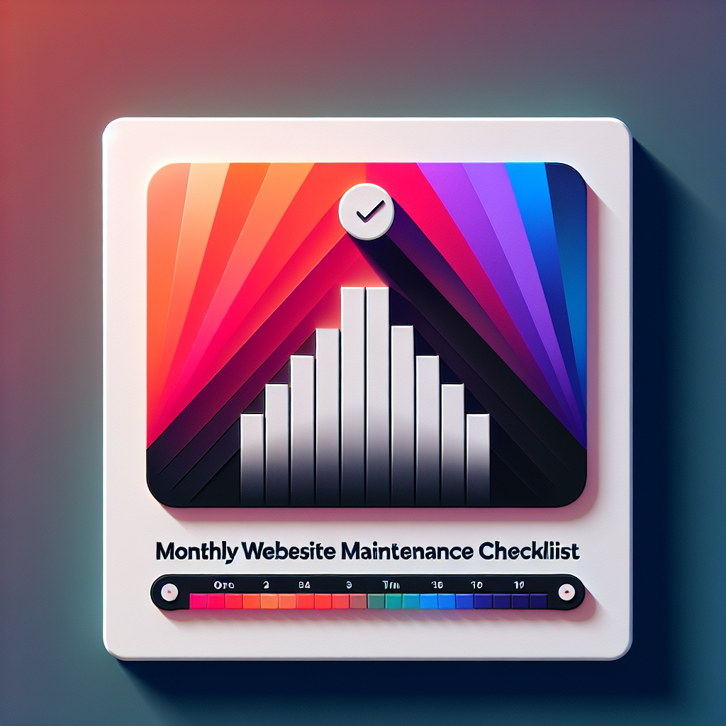 Monthly Website Maintenance Checklist