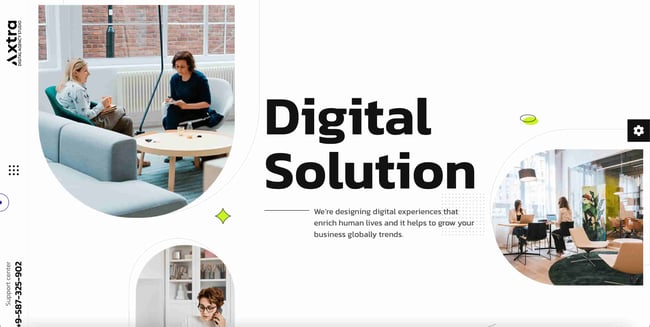 Axtra Creative Website Templates 