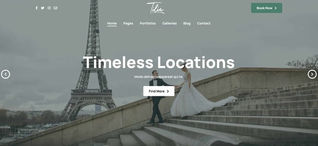 Tilia Creative Website Templates 