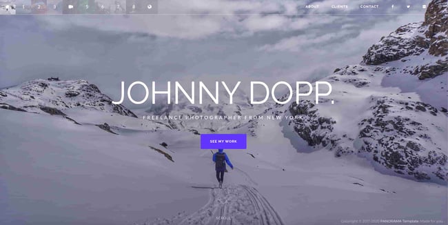 Panorama Creative Website Templates Home Page 