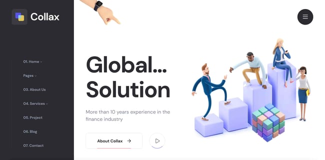 Collax Creative Website Templates