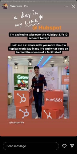 Instagram Story Idea Takeover