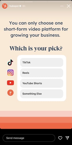 Instagram Story Idea: Conduct A Poll 
