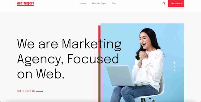 Web Trappers Creative Website Templates Home Page 