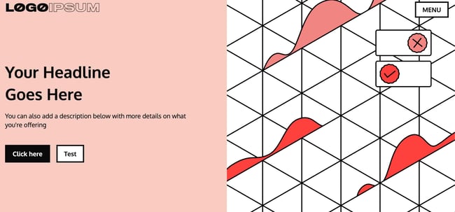 Creative Website Templates: Bold Homepage 