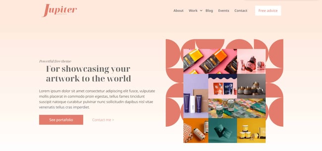 Jupiter: Creative Website Templates 