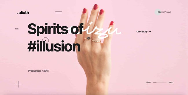 Creative Website Templates Alioth Homepages 