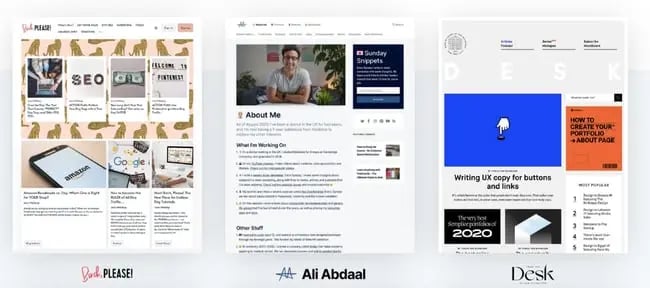 Three Website Examples Built On The Wordpress Cms Alternative Ghost
