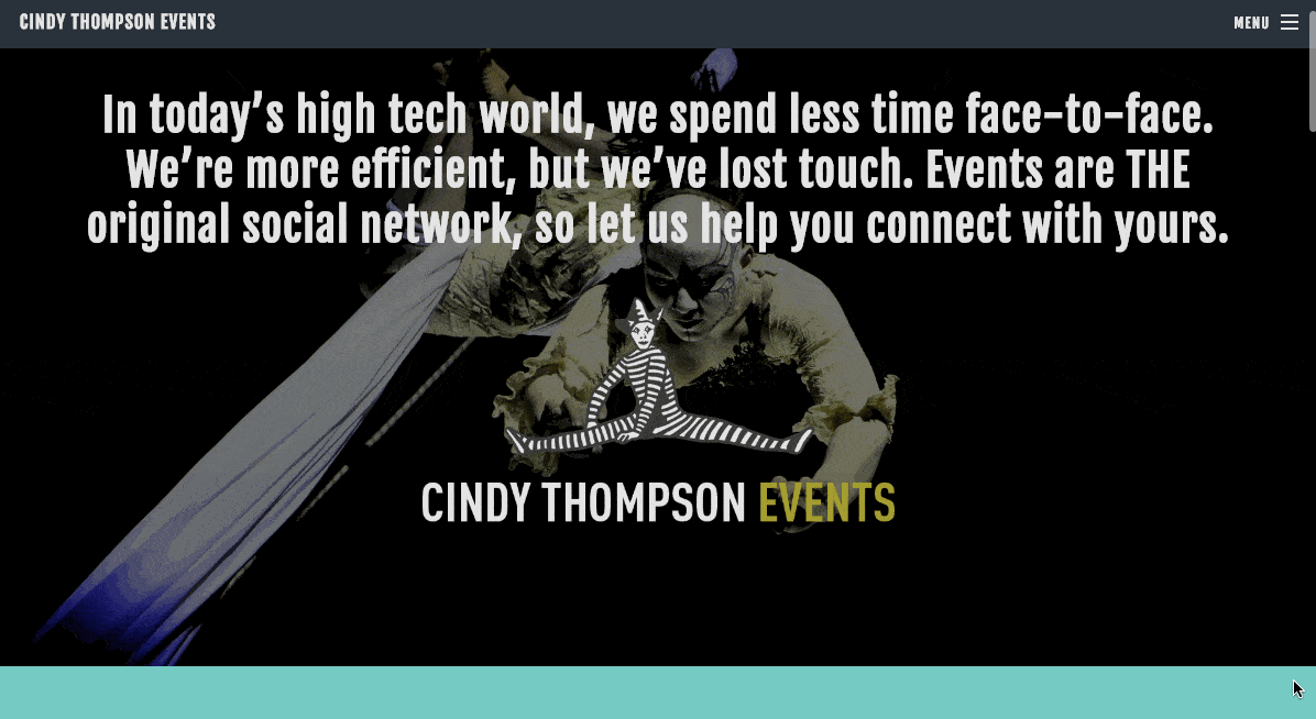 Cindy Thompson Events Site Built With The Wordpress Alternative Weebly